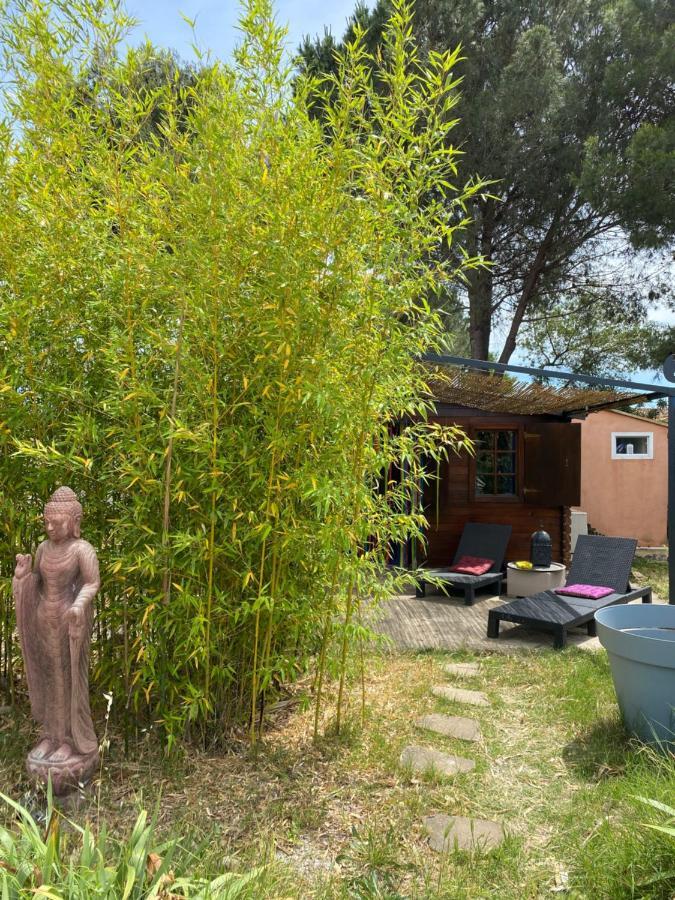 Chalet Des Oliviers 20Mn Des Plages Climatise Béziers Kültér fotó